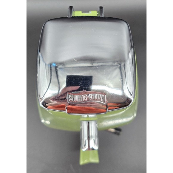 Vtg Sears Swing Away Ice Crusher Manual Hand Crank Avocado Green Retro 1960s MCM - Picture 4 of 8